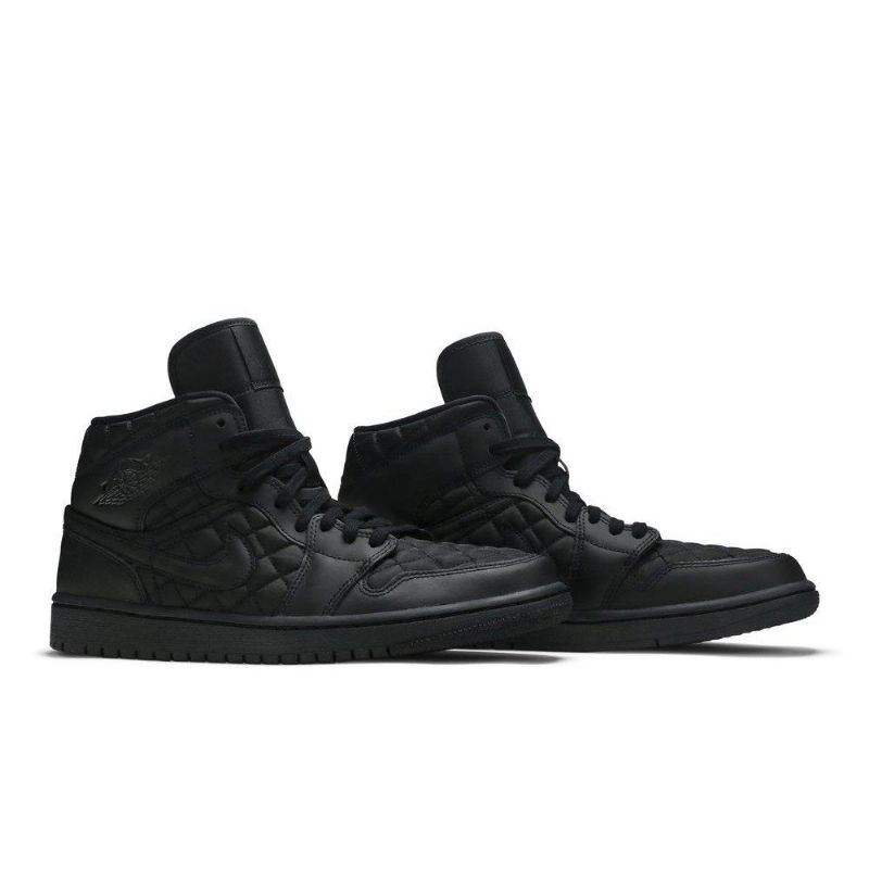 Air Jordan 1 Mid Se Sort Sko Dame
