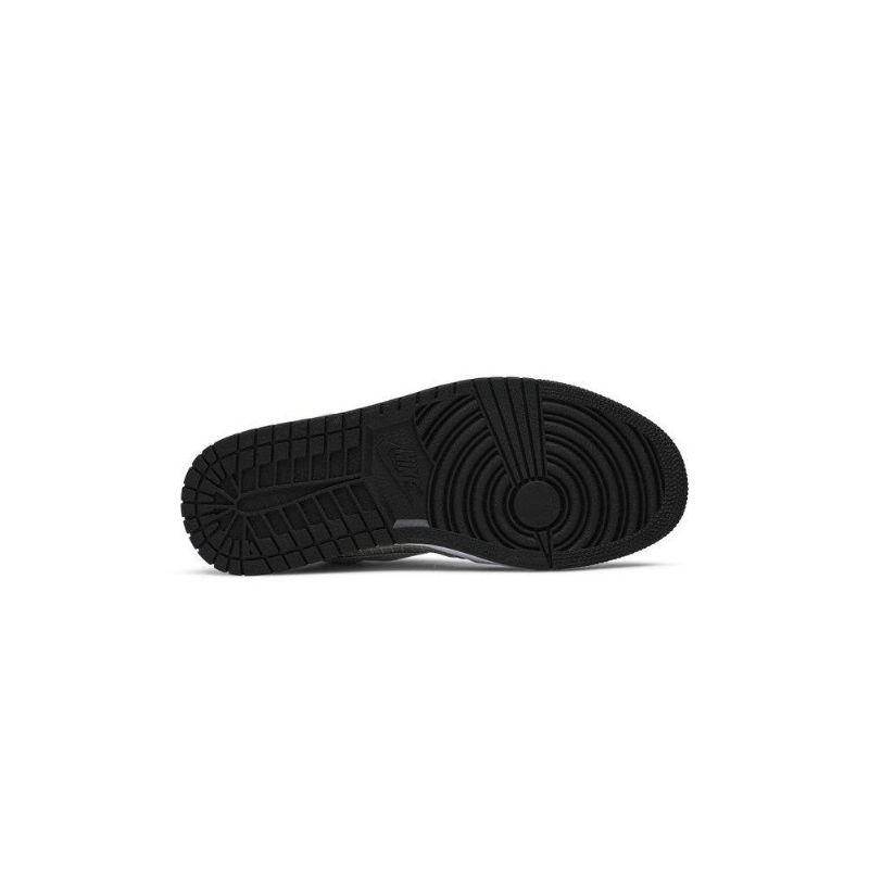 Air Jordan 1 Mid Sølv Hvid Sko Dame