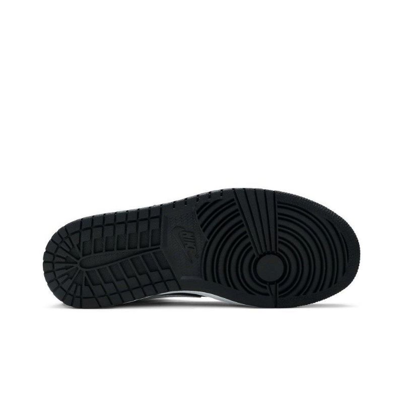 Air Jordan 1 Mid Sort Hvid Sko Dame