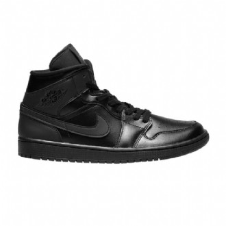 Air Jordan 1 Mid Sort Sko Dame