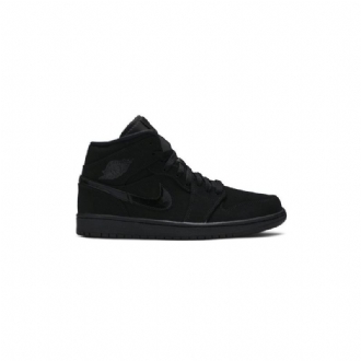 Air Jordan 1 Mid Sort Sko Herre