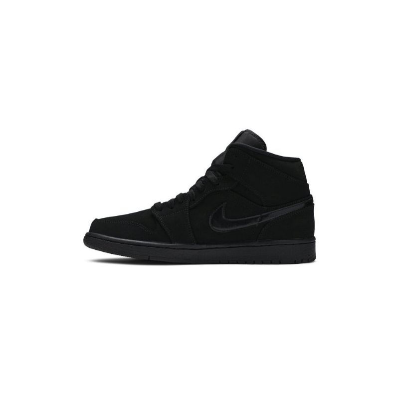 Air Jordan 1 Mid Sort Sko Herre