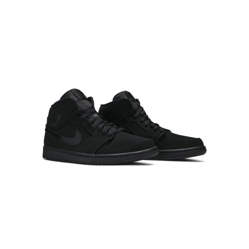 Air Jordan 1 Mid Sort Sko Herre