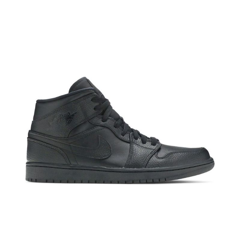 Air Jordan 1 Mid Sort Sko Herre