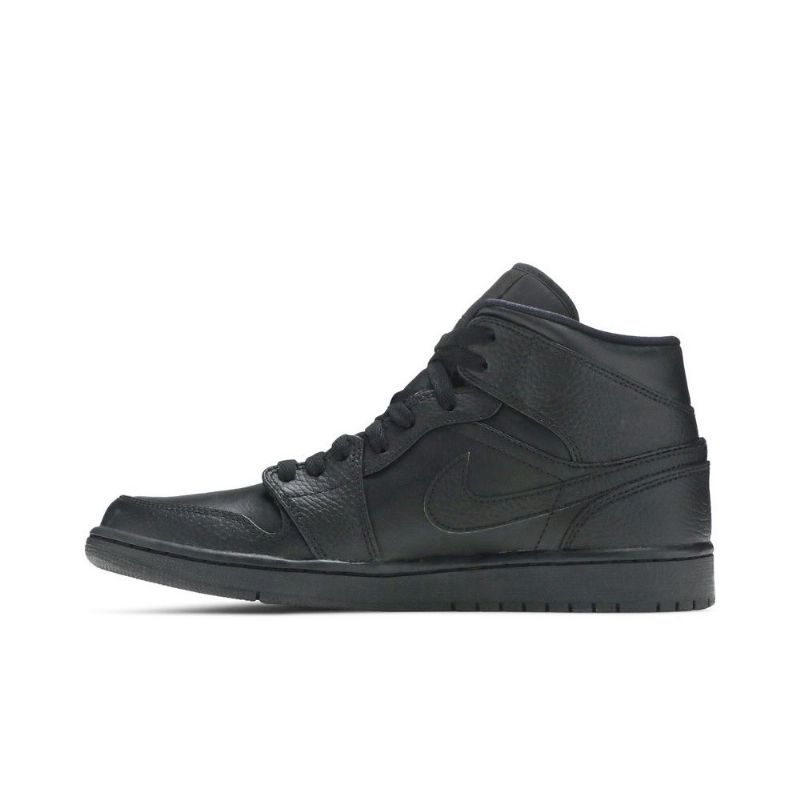 Air Jordan 1 Mid Sort Sko Herre