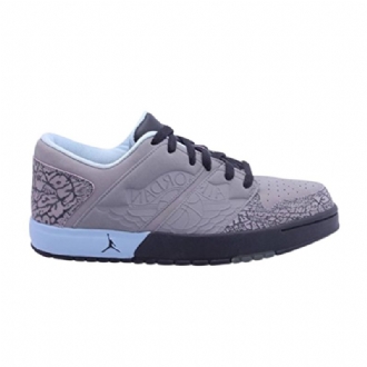 Air Jordan 1 Nu Retro Low Grå Sort Blå Sko Dame