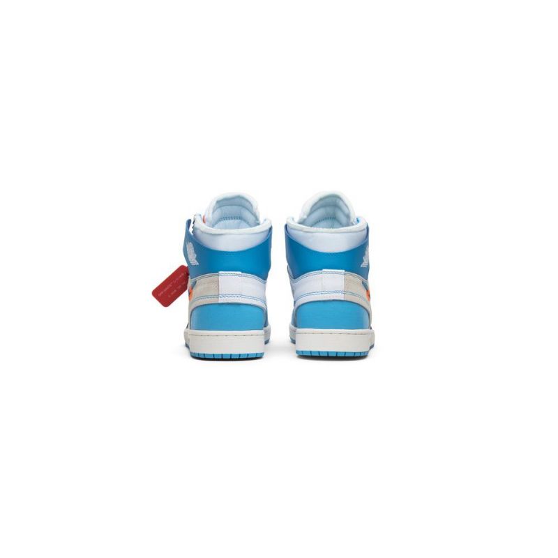 Air Jordan 1 Off-hvid Retro High Og Hvid Blå Sko Herre