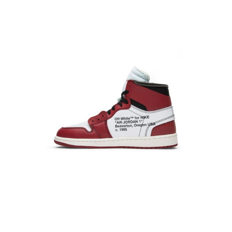 Air Jordan 1 Off-hvid Retro High Og Hvid Sort Rød Sko Herre