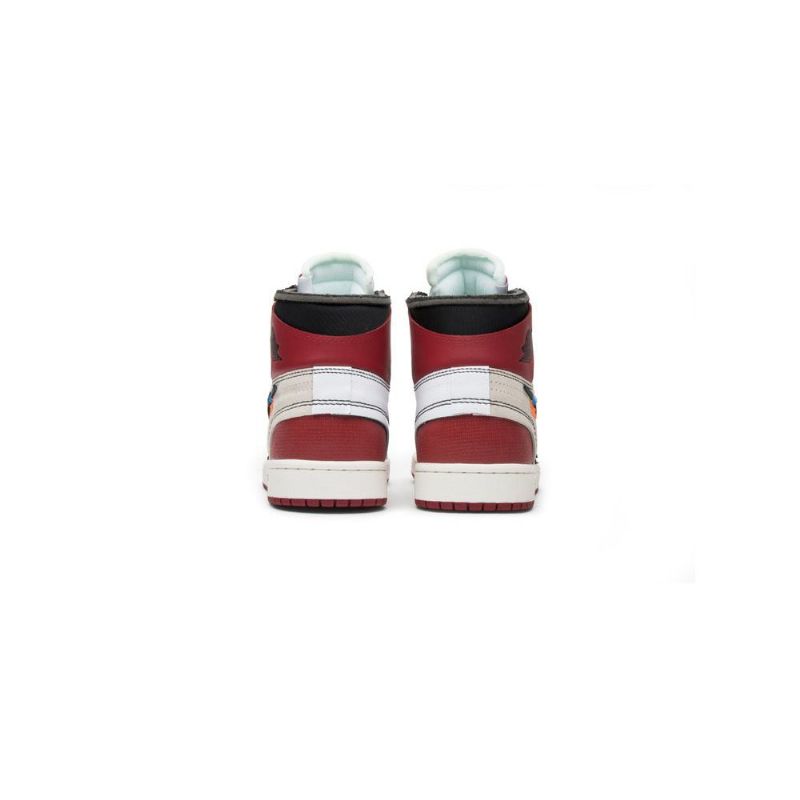 Air Jordan 1 Off-hvid Retro High Og Hvid Sort Rød Sko Herre
