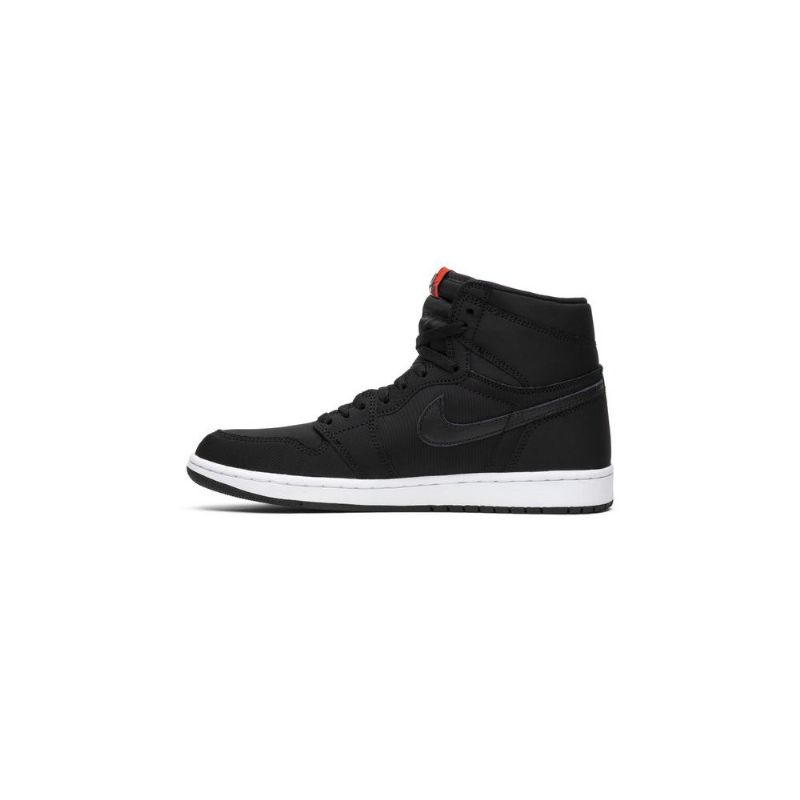 Air Jordan 1 Paris Saint-germain Retro High Og Sort Hvid Rød Sko Herre