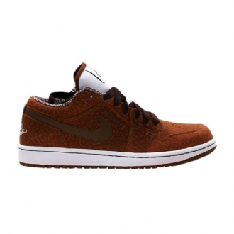 Air Jordan 1 Phat Low Hvid Brun Sko Herre