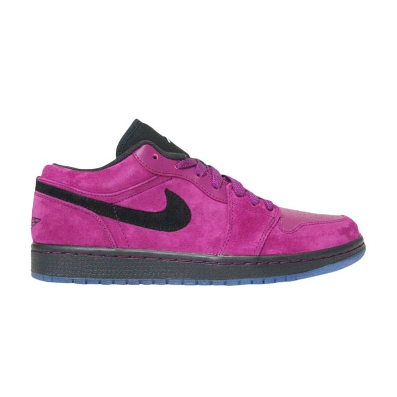 Air Jordan 1 Phat Low Lilla Sort Sko Herre