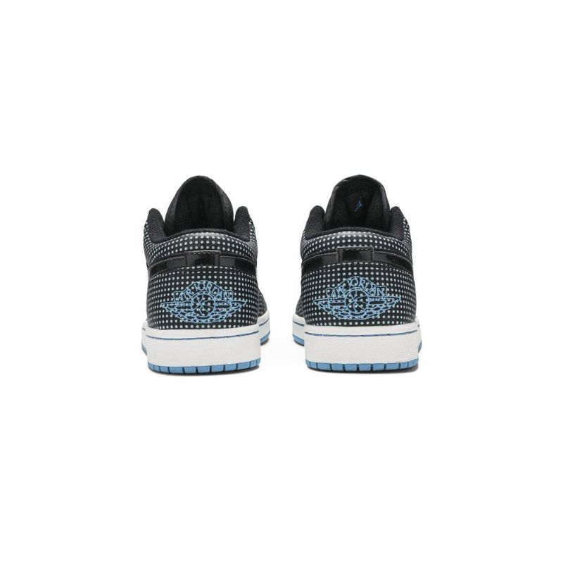 Air Jordan 1 Phat Low Sort Blå Hvid Sko Herre