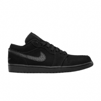 Air Jordan 1 Phat Low Sort Grå Sko Herre