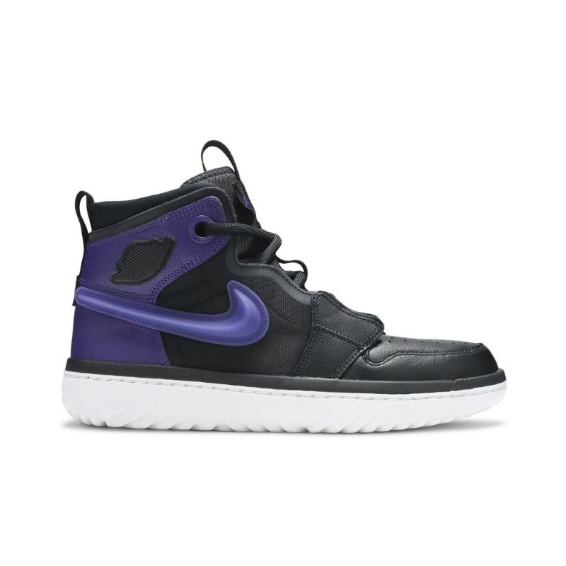Air Jordan 1 React Lilla Sort Sko Herre