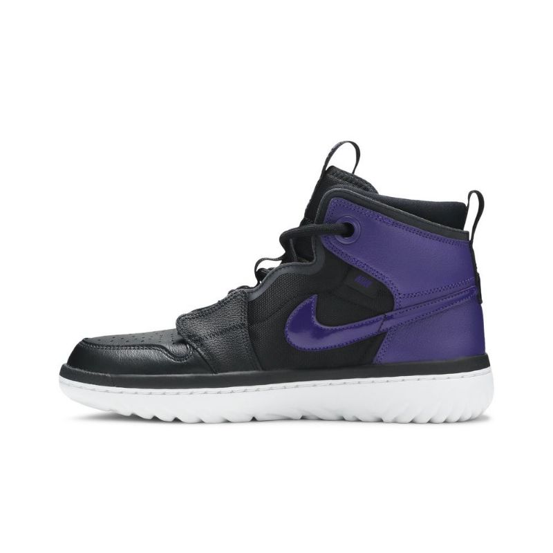 Air Jordan 1 React Lilla Sort Sko Herre