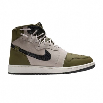 Air Jordan 1 Rebel Xx Olivengrøn Grå Sort Sko Dame