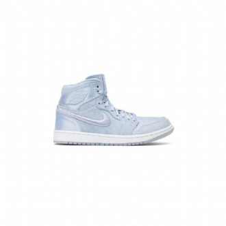 Air Jordan 1 Retro High Blå Hvid Sko Dame
