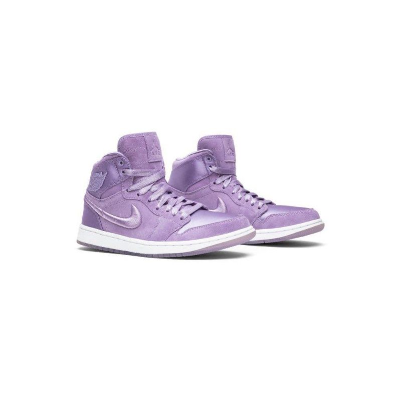 Air Jordan 1 Retro High Lilla Hvid Sko Dame