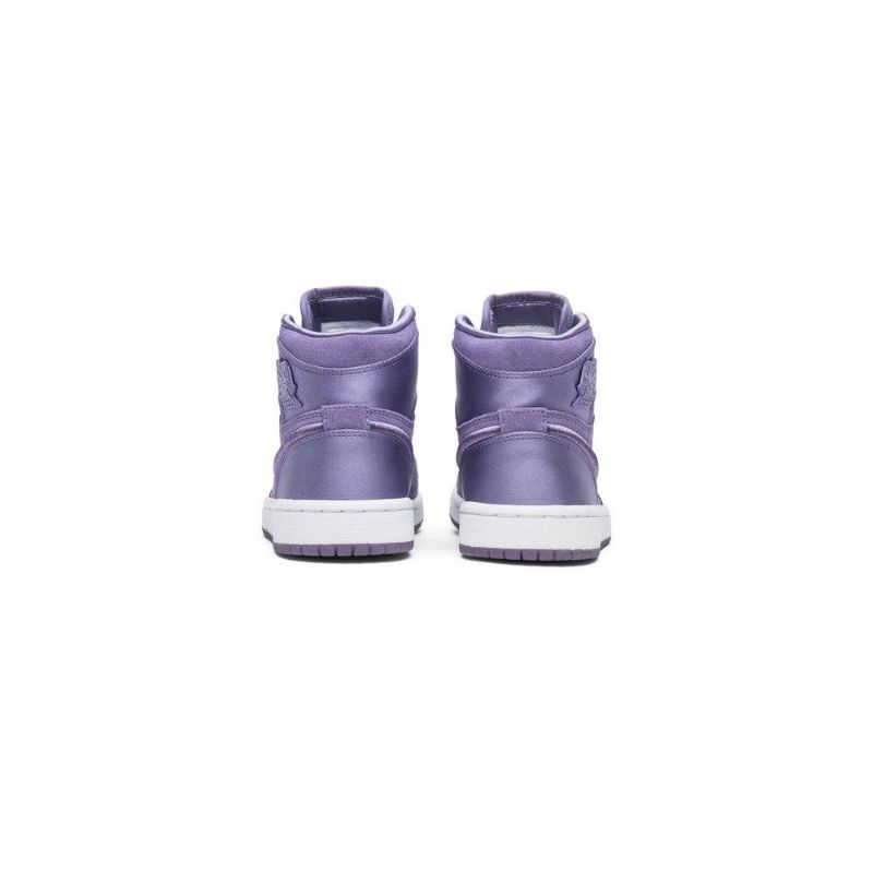 Air Jordan 1 Retro High Lilla Hvid Sko Dame