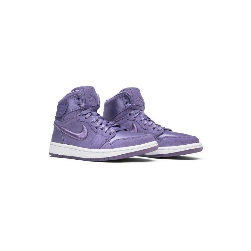 Air Jordan 1 Retro High Lilla Hvid Sko Dame