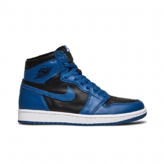 Air Jordan 1 Retro High Og Blå Sort Sko Herre