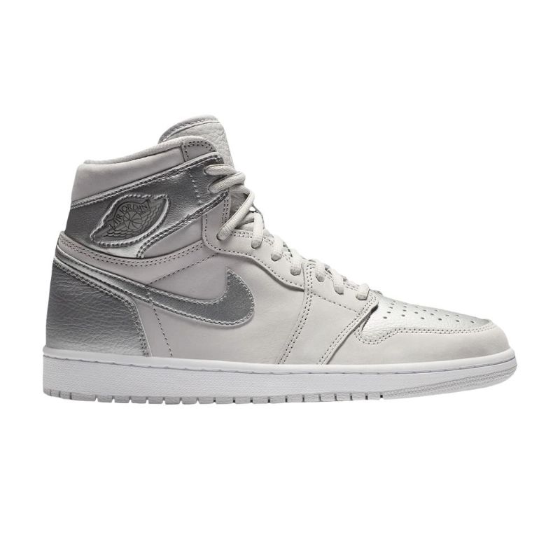 Air Jordan 1 Retro High Og Co.jp Grå Sølv Hvid Sko Herre