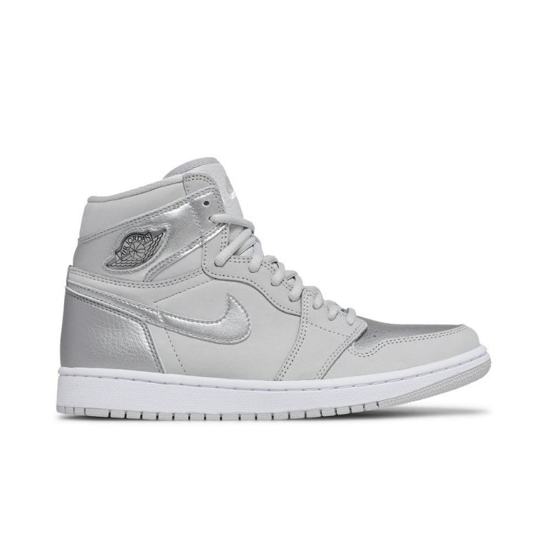 Air Jordan 1 Retro High Og Co.jp Grå Sølv Sko Herre