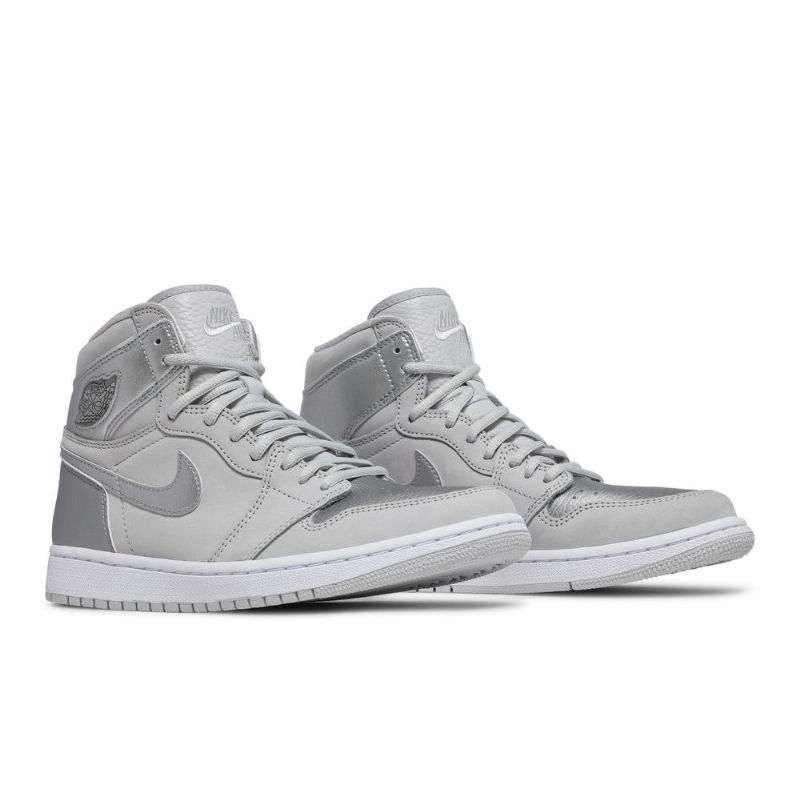 Air Jordan 1 Retro High Og Co.jp Grå Sølv Sko Herre