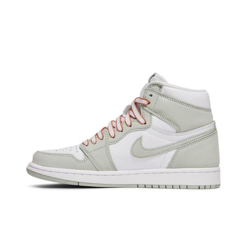 Air Jordan 1 Retro High Og Grå Hvid Orange Sko Dame