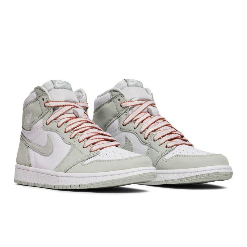 Air Jordan 1 Retro High Og Grå Hvid Orange Sko Dame