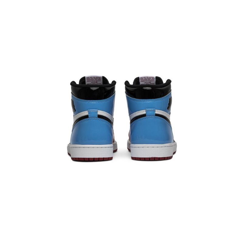Air Jordan 1 Retro High Og Hvid Blå Rød Sort Sko Herre