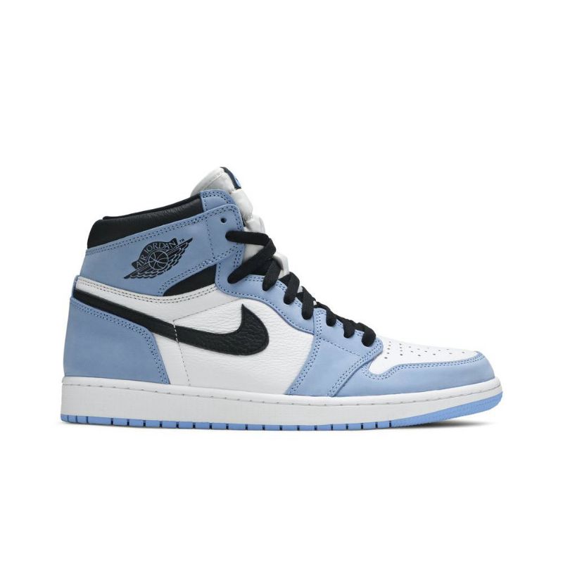 Air Jordan 1 Retro High Og Hvid Blå Sort Sko Herre