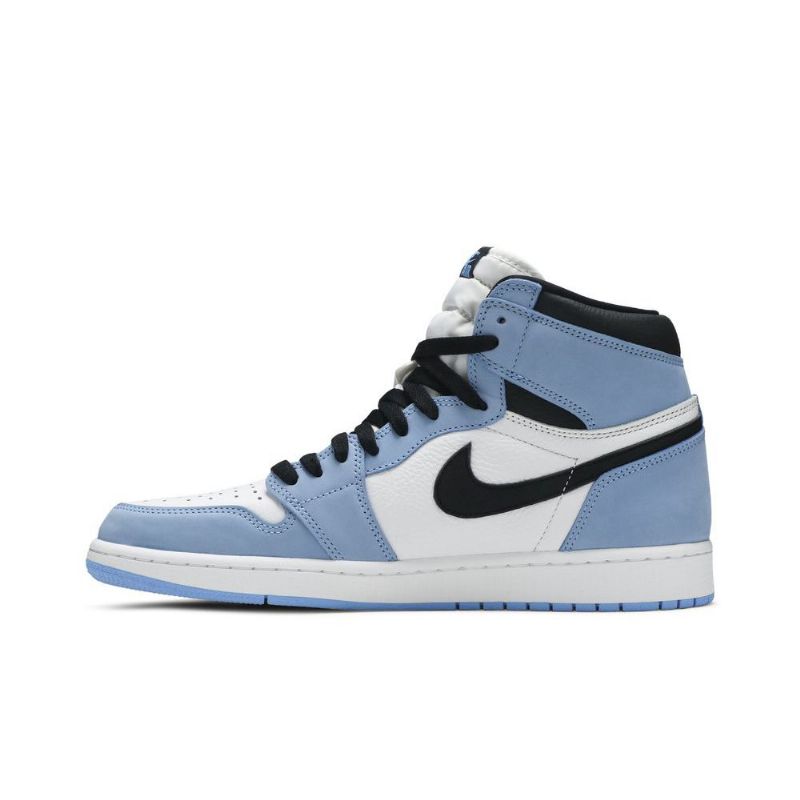 Air Jordan 1 Retro High Og Hvid Blå Sort Sko Herre