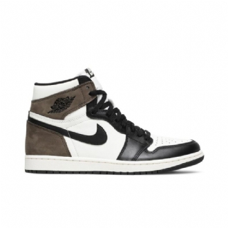 Air Jordan 1 Retro High Og Hvid Brun Sort Sko Herre