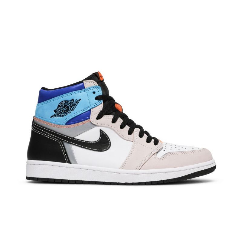 Air Jordan 1 Retro High Og Hvid Flerfarvede Sko Herre