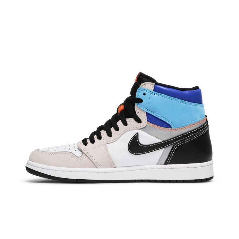 Air Jordan 1 Retro High Og Hvid Flerfarvede Sko Herre