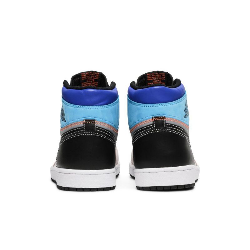 Air Jordan 1 Retro High Og Hvid Flerfarvede Sko Herre