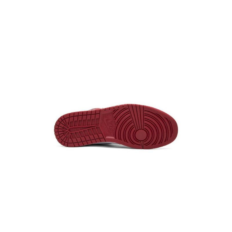 Air Jordan 1 Retro High Og Hvid Rød Sort Sko Herre