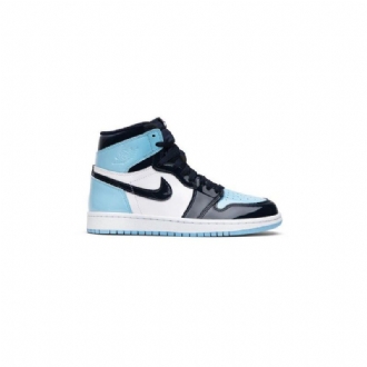 Air Jordan 1 Retro High Og Marineblå Blå Hvid Sko Dame