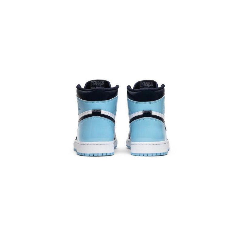 Air Jordan 1 Retro High Og Marineblå Blå Hvid Sko Dame