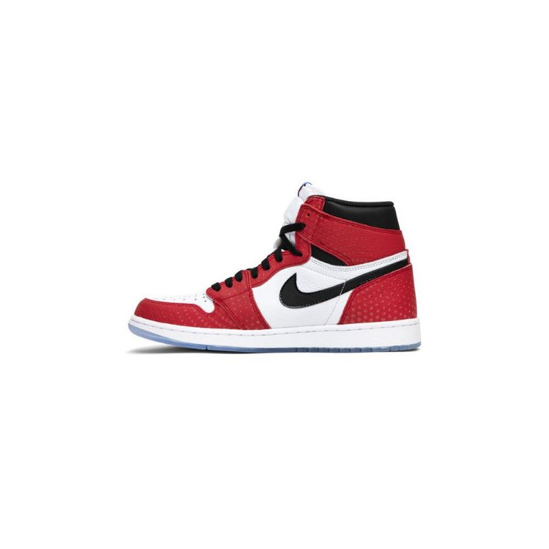 Air Jordan 1 Retro High Og Rød Hvid Sort Blå Sko Herre