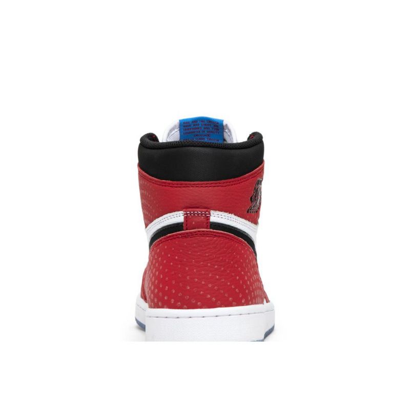 Air Jordan 1 Retro High Og Rød Hvid Sort Blå Sko Herre