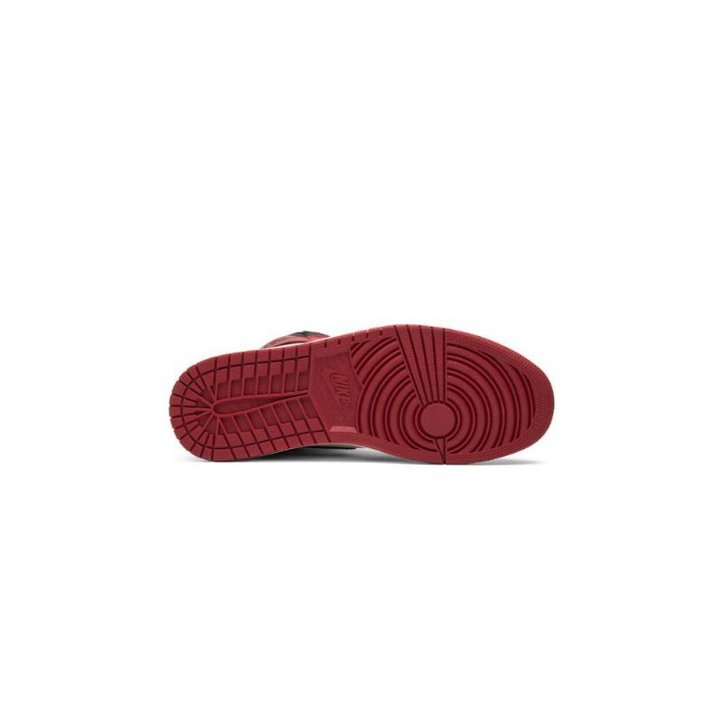 Air Jordan 1 Retro High Og Rød Hvid Sort Sko Herre