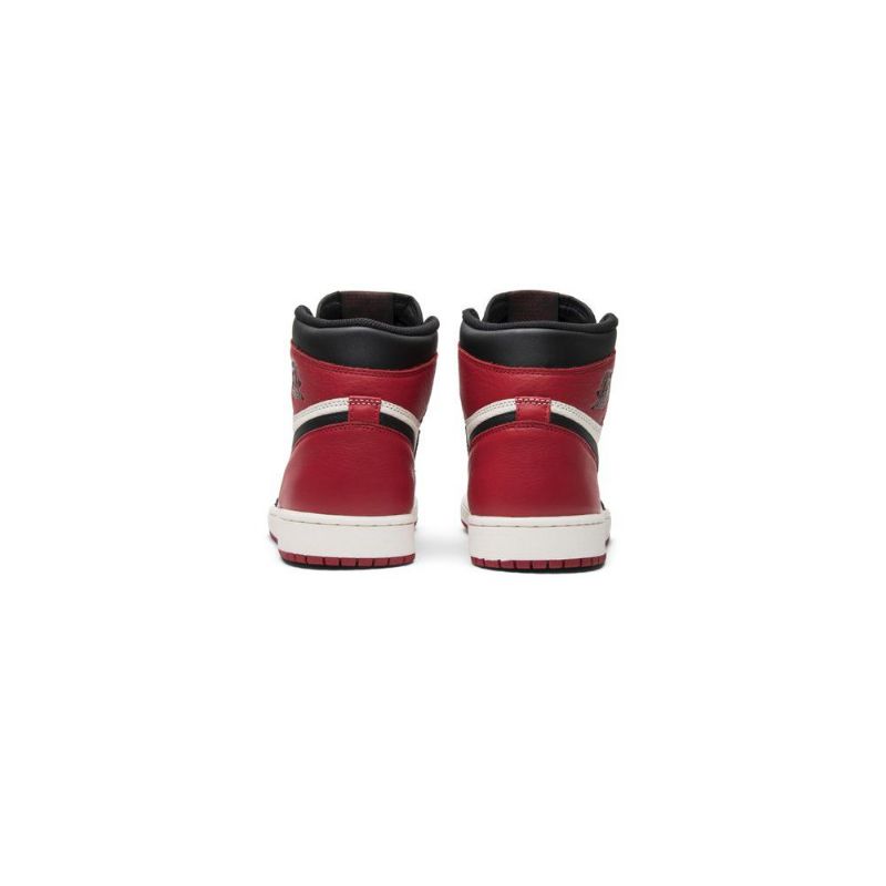 Air Jordan 1 Retro High Og Rød Hvid Sort Sko Herre