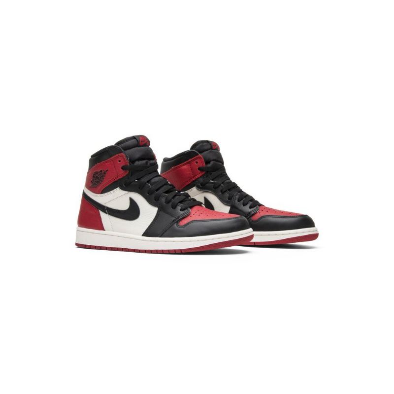 Air Jordan 1 Retro High Og Rød Hvid Sort Sko Herre