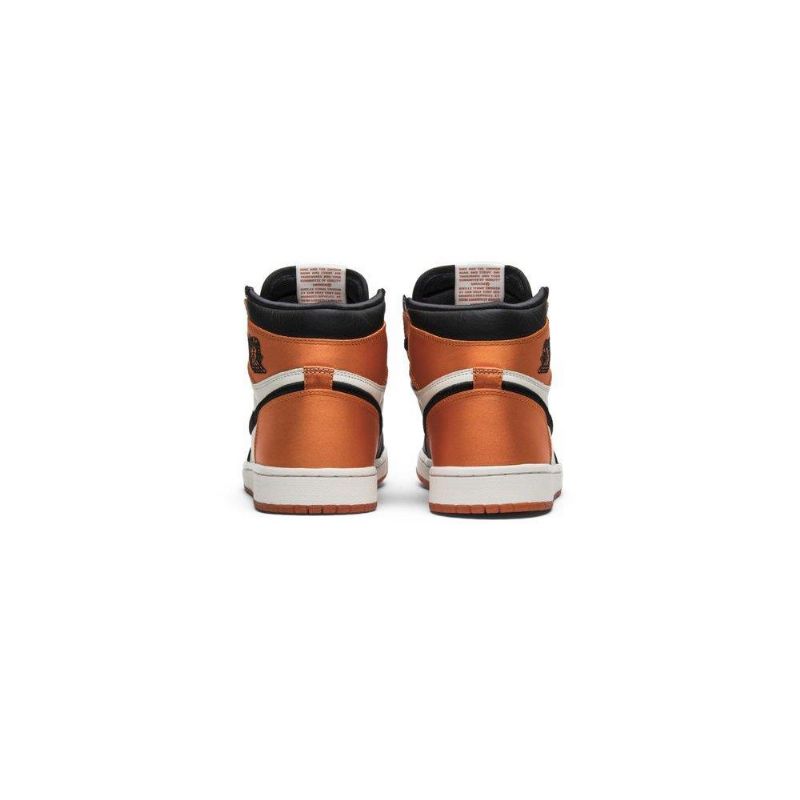 Air Jordan 1 Retro High Og Sort Brun Hvid Sko Dame