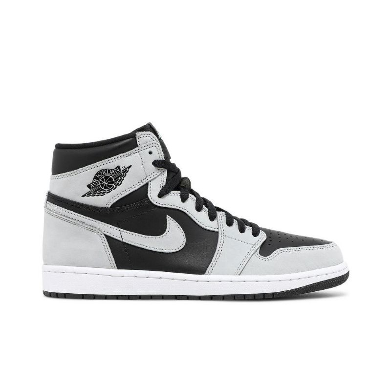 Air Jordan 1 Retro High Og Sort Grå Hvid Sko Herre