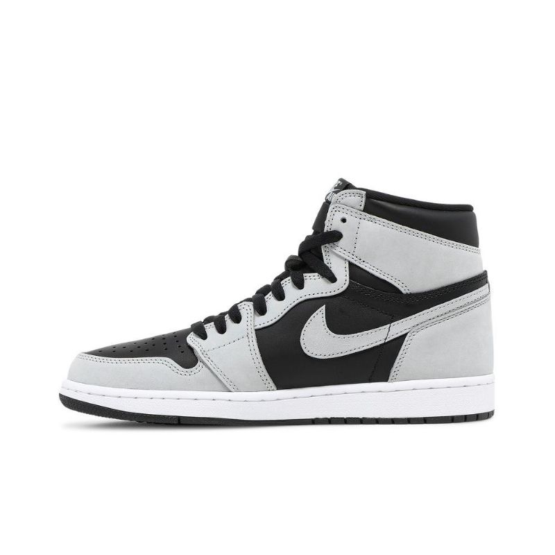 Air Jordan 1 Retro High Og Sort Grå Hvid Sko Herre