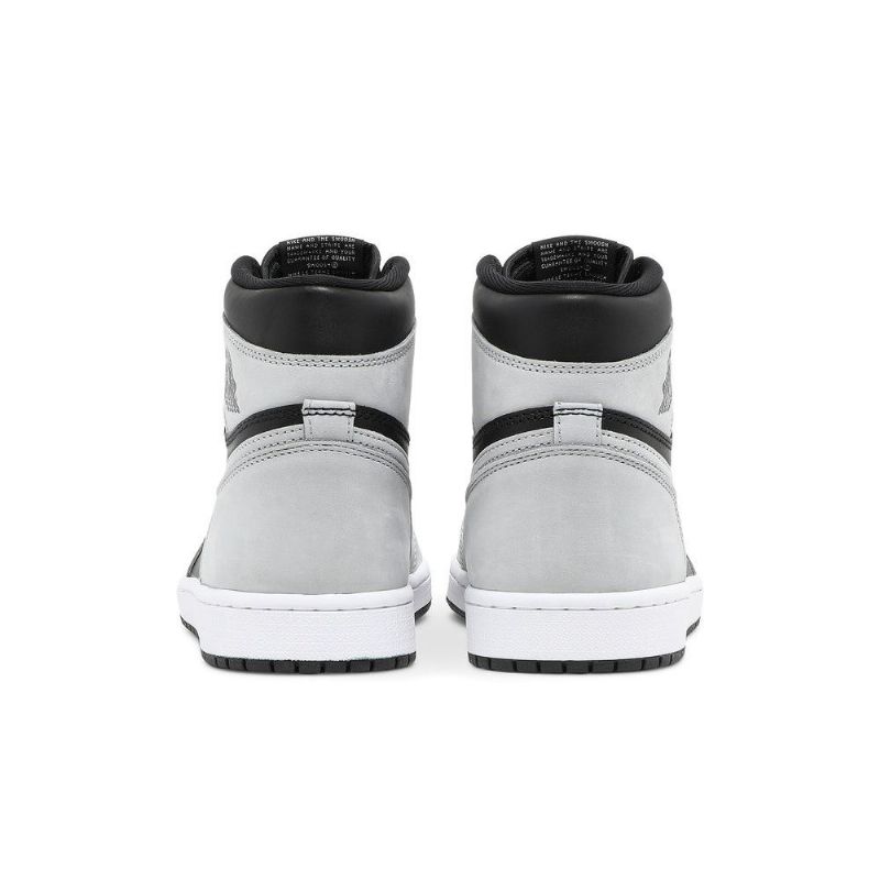 Air Jordan 1 Retro High Og Sort Grå Hvid Sko Herre